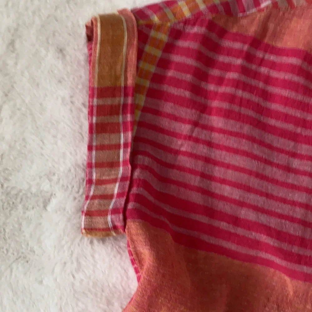 beachlunchlounge spencer shirt made with linen size XS - Picture 6 of 13